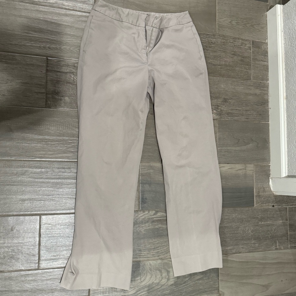 Brooks Brother Khaki Stretch Cotton Twill Pant